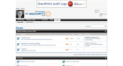 Desktop Screenshot of forum.ultimatewindowssecurity.com